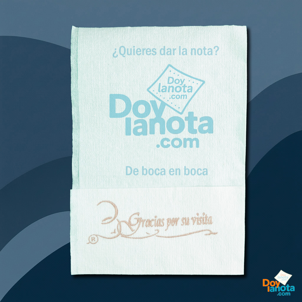 servilleta mini servi blanca personalizada