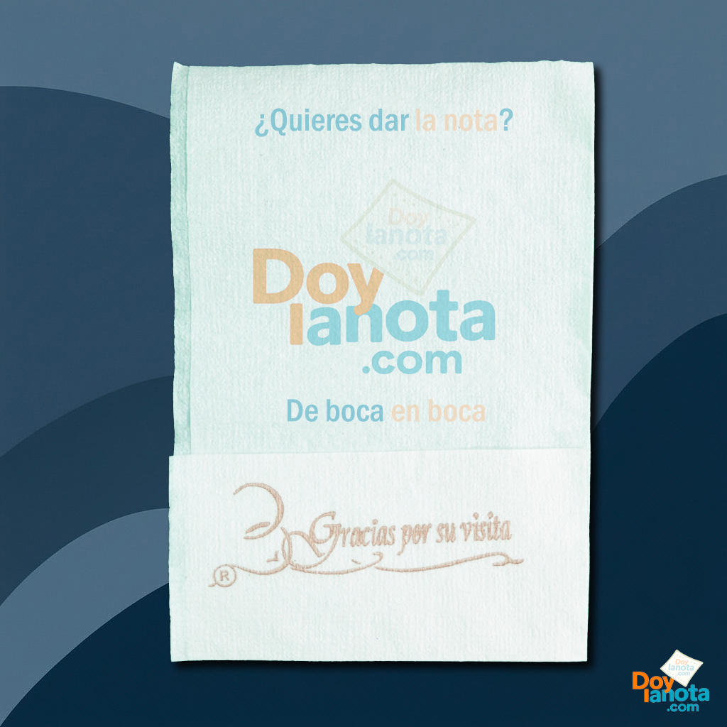 servilleta mini servi blanca personalizada
