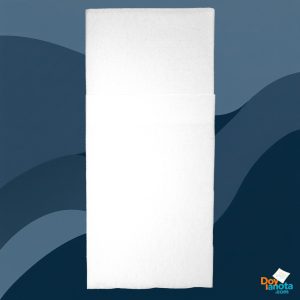 Servilleta 34x36 pliegue 1/8 anónima blanca