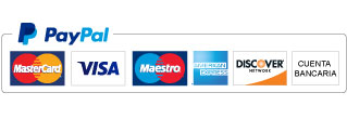 Logo paypal pago tarjetas